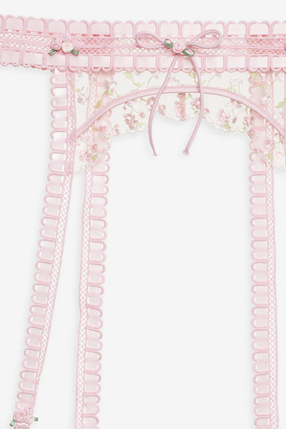 Pinkaboo Garter Belt Pink - For Love & Lemons