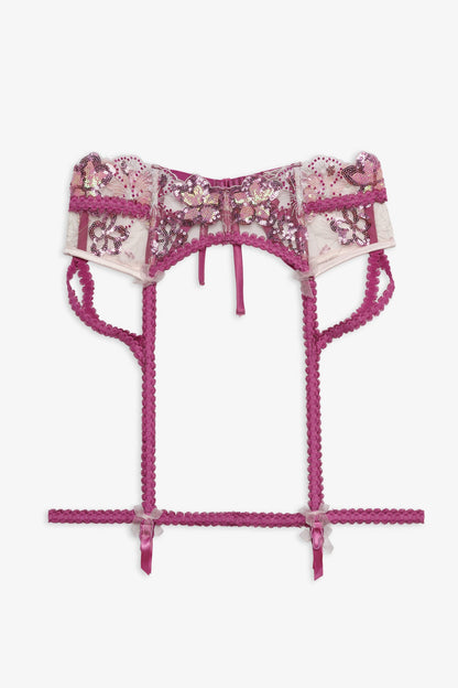 Lanai Garter Belt Pink - For Love & Lemons