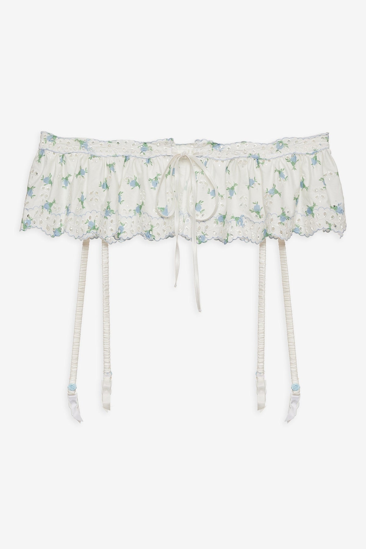 Budding Blossom Garter Belt White - For Love & Lemons