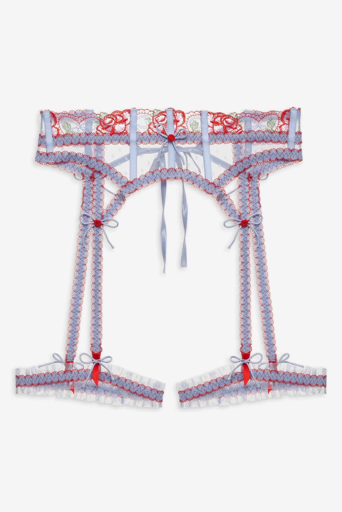 First Crush Garter Blue - For Love & Lemons