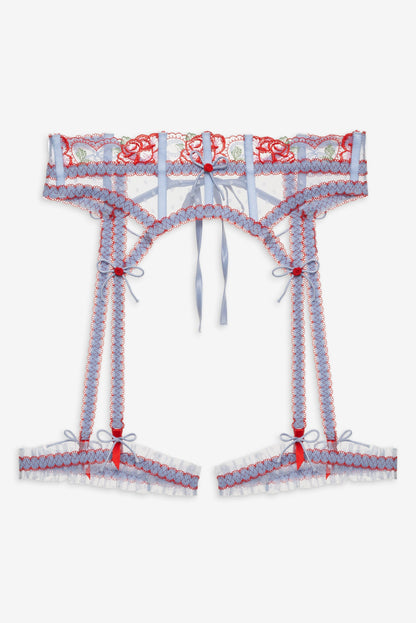 First Crush Garter Blue - For Love & Lemons