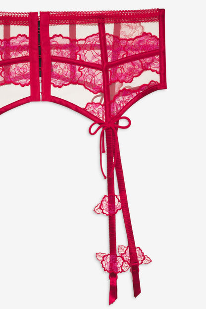 Cordelia Garter Belt Red - For Love & Lemons