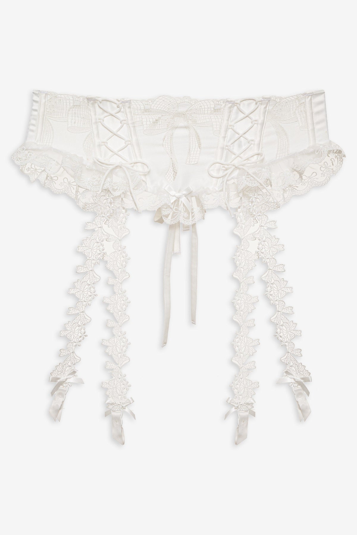 Beau Garter White - For Love & Lemons