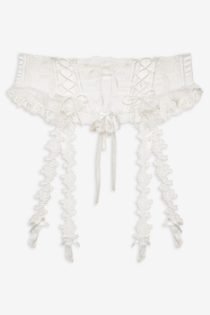 Beau Garter White - For Love & Lemons