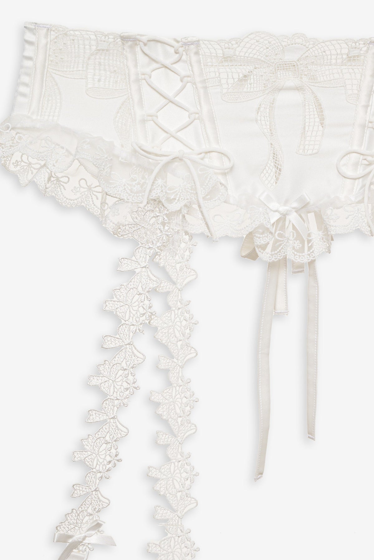 Beau Garter White - For Love & Lemons
