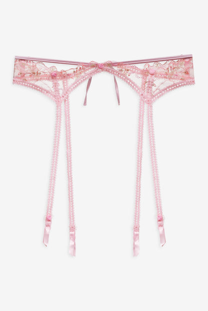 Dainty Daphne Garter Belt Pink - For Love & Lemons
