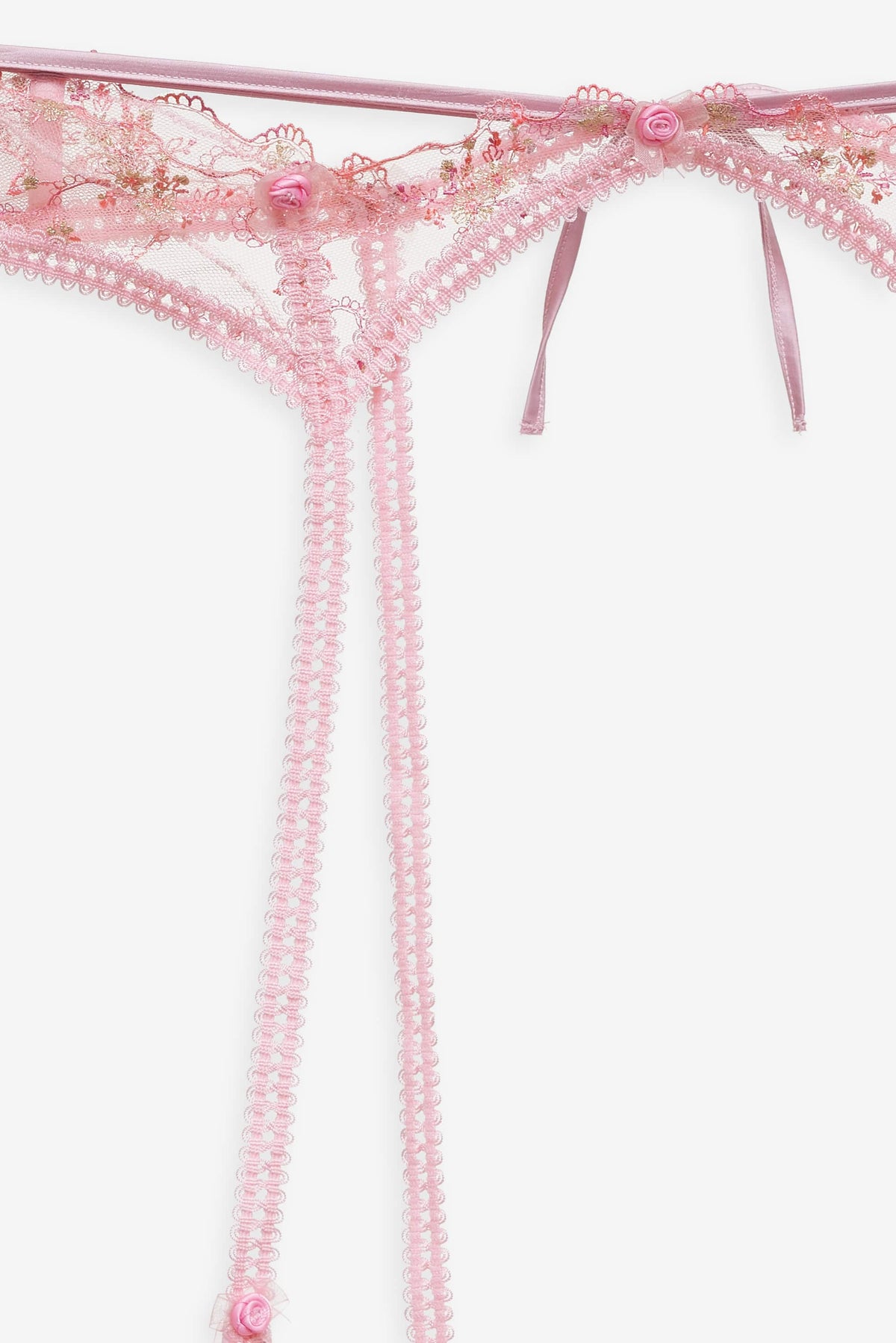 Dainty Daphne Garter Belt Pink - For Love & Lemons