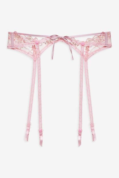 Dainty Daphne Garter Belt Pink - For Love & Lemons