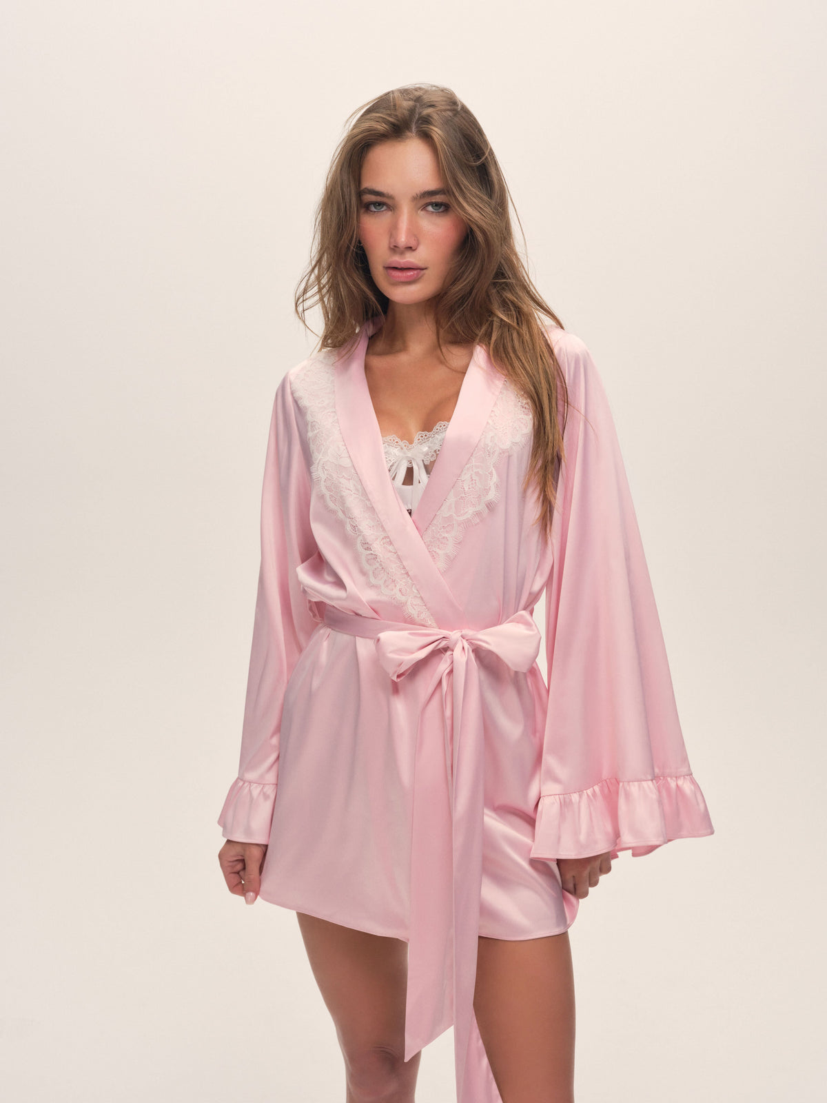 Audrey Robe Pink - For Love & Lemons