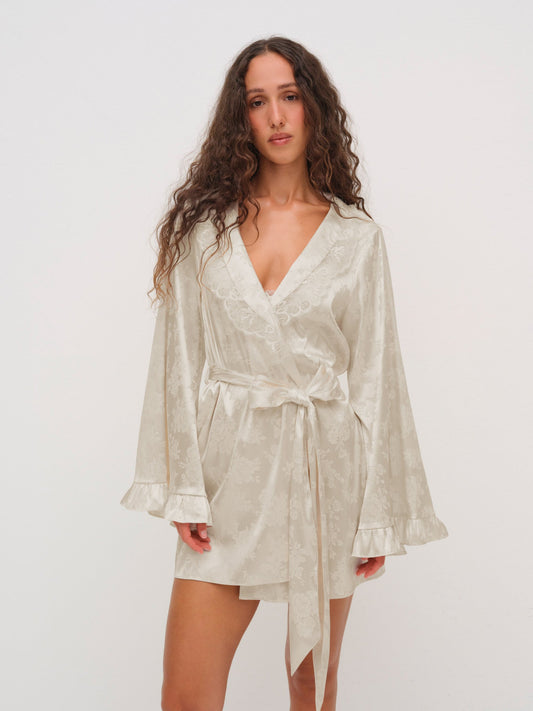 Audrey Robe Cream - For Love & Lemons