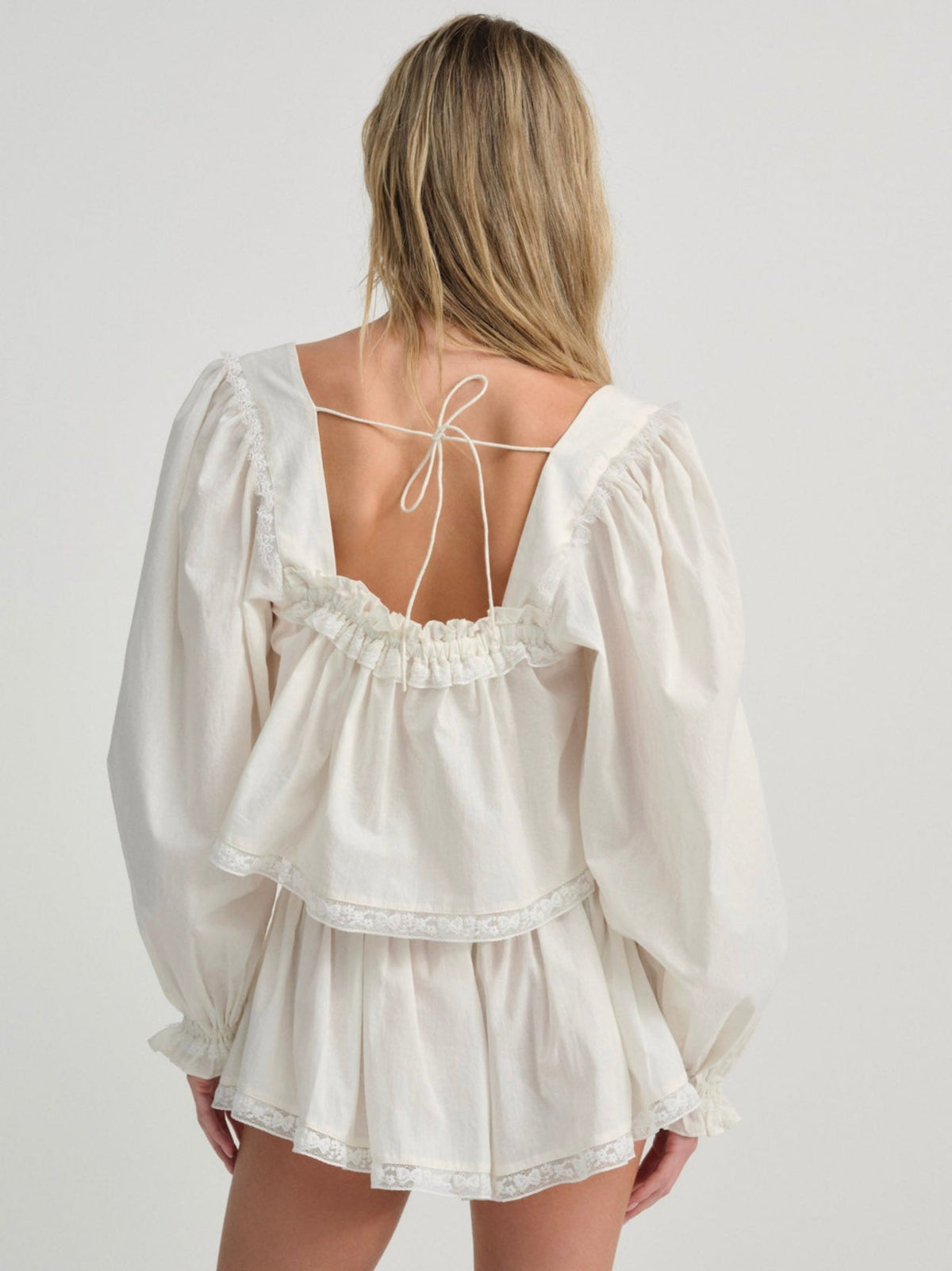 Venetia Sleep Top Vintage Cream - For Love & Lemons