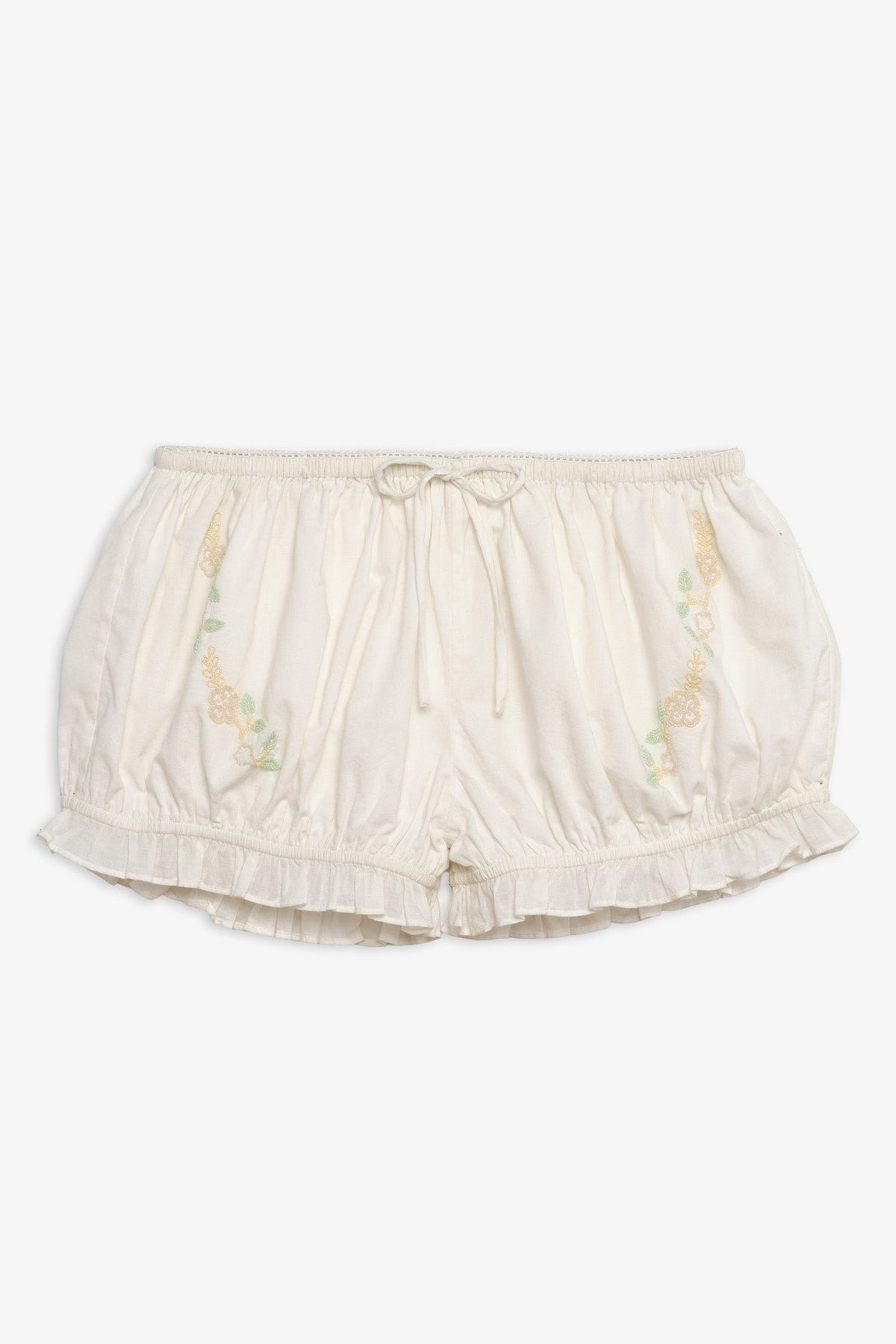 Megan Sleep Shorts White - For Love & Lemons