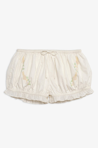 Megan Sleep Shorts White - For Love & Lemons