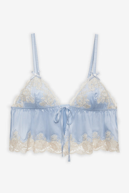 Jaden Sleep Top Dusty Blue - For Love & Lemons
