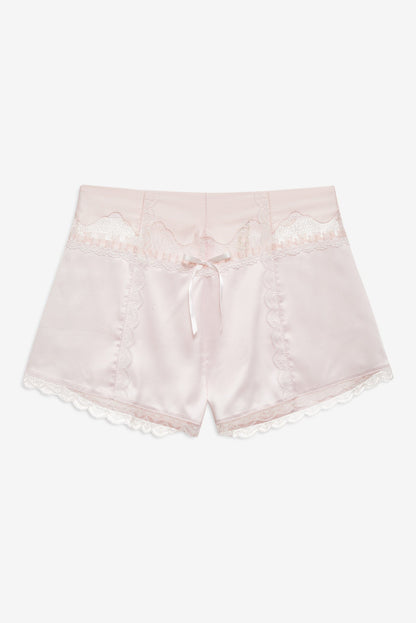 Starlet Sleep Shorts Peach - For Love & Lemons