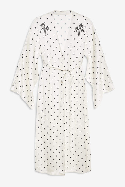 Lady Dot Robe Cream - For Love & Lemons