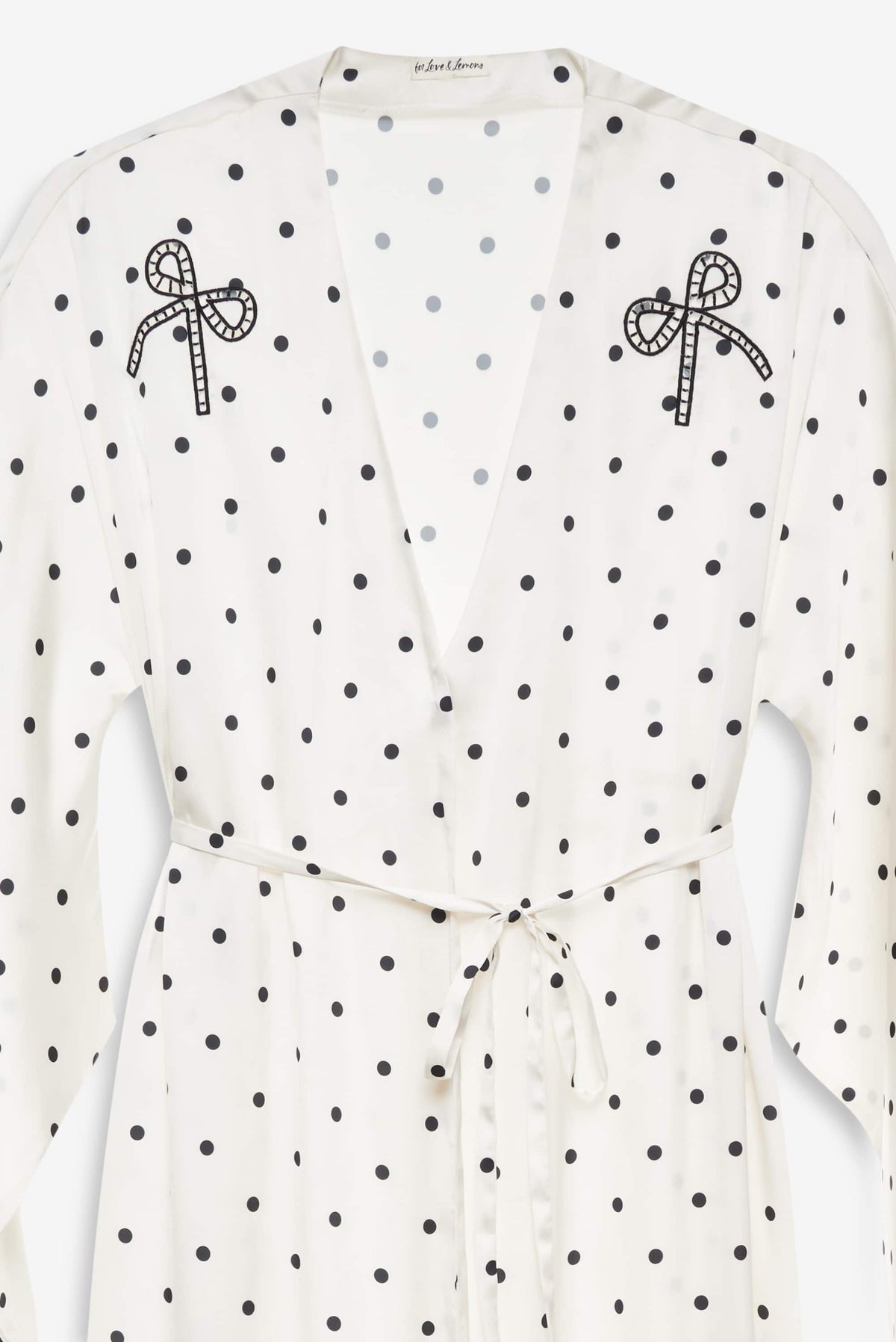 Lady Dot Robe Cream - For Love & Lemons