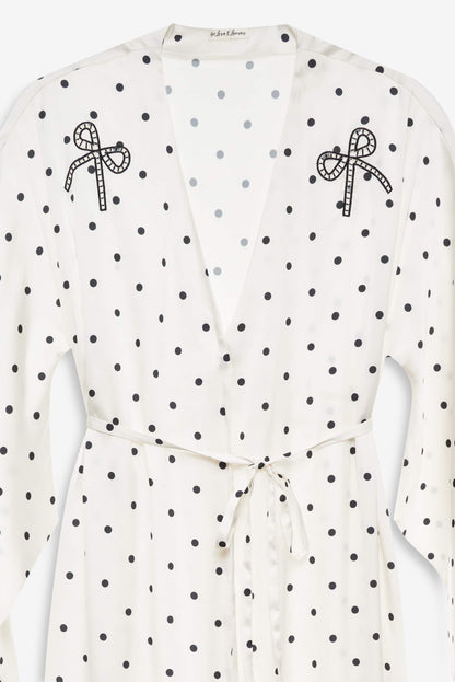 Lady Dot Robe Cream - For Love & Lemons