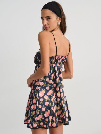 Kayla Slip Dress Navy - For Love & Lemons