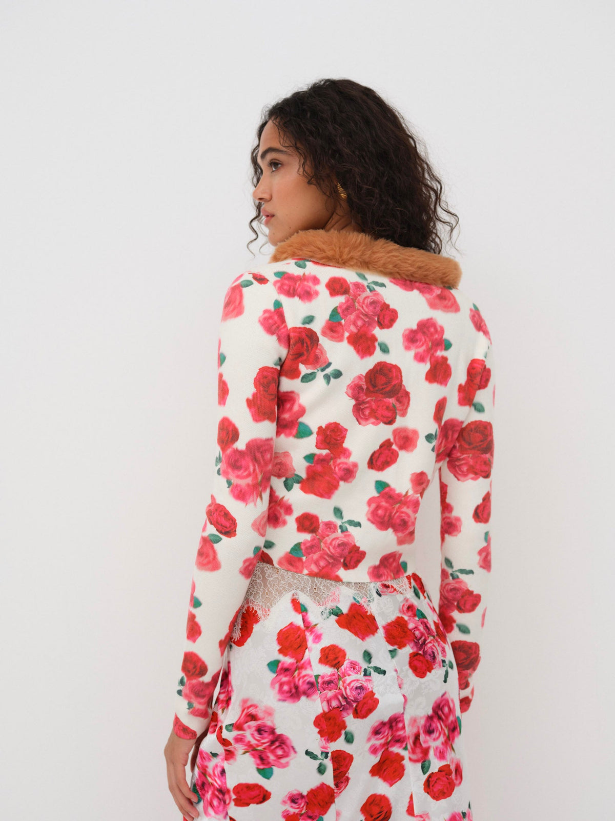 Carol Cardigan Red - For Love & Lemons