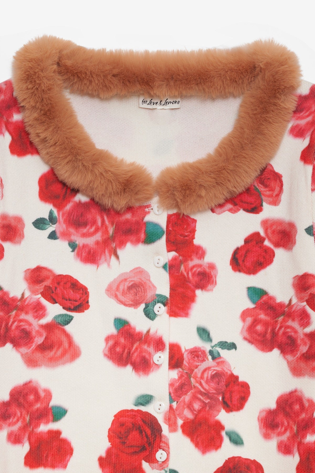 Carol Cardigan Red - For Love & Lemons