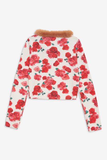 Carol Cardigan Red - For Love & Lemons