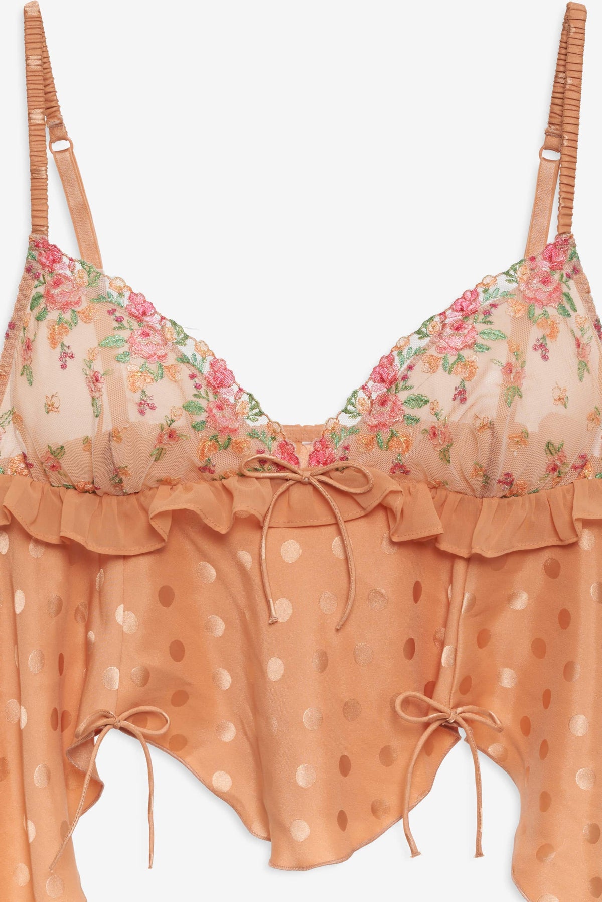 Glimmer Rosebud Sleep Top Rose Gold - For Love & Lemons