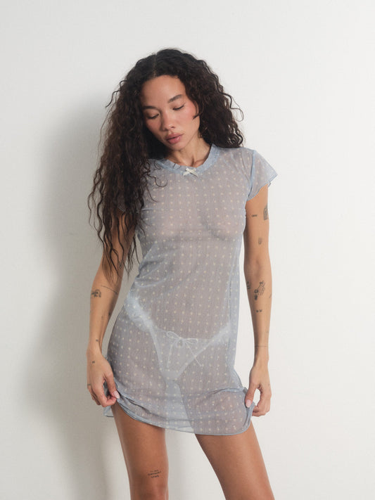 Lottie Slip Dress Blue - For Love & Lemons
