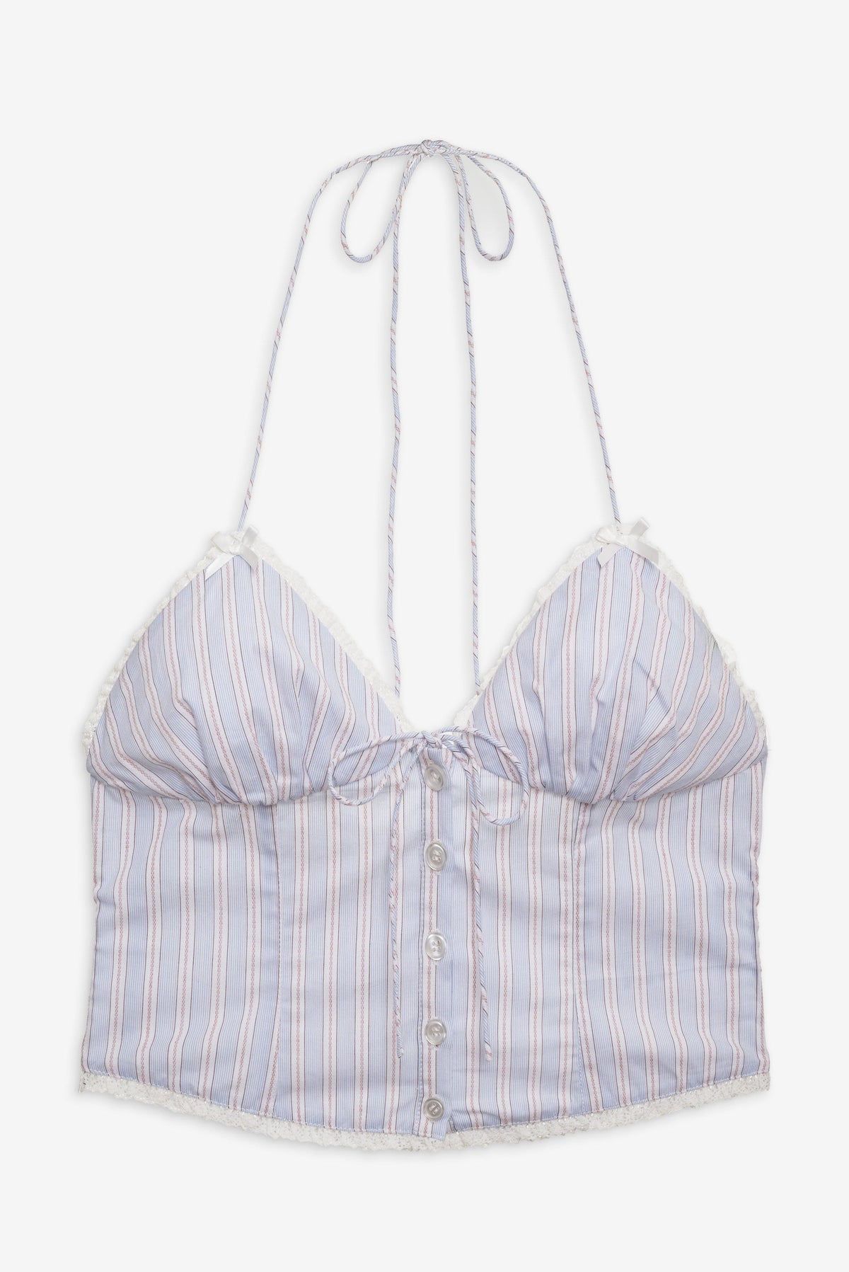 Lakeside Stripe Top Blue - For Love & Lemons