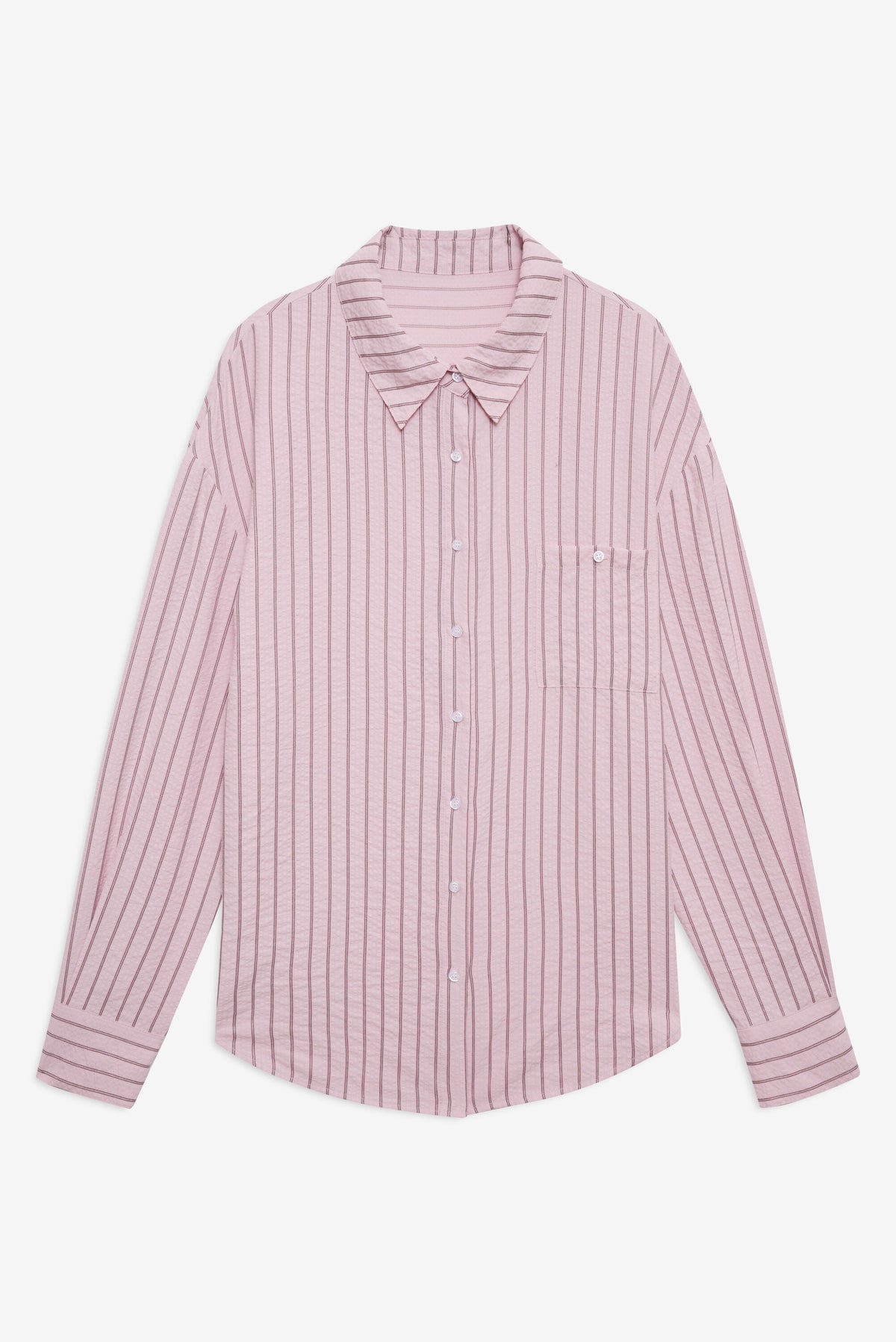 Mindy Button-Down Shirt Pink - For Love & Lemons