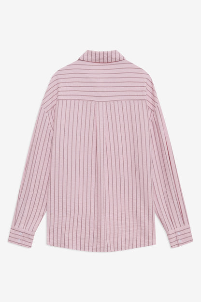 Mindy Button-Down Shirt Pink - For Love & Lemons