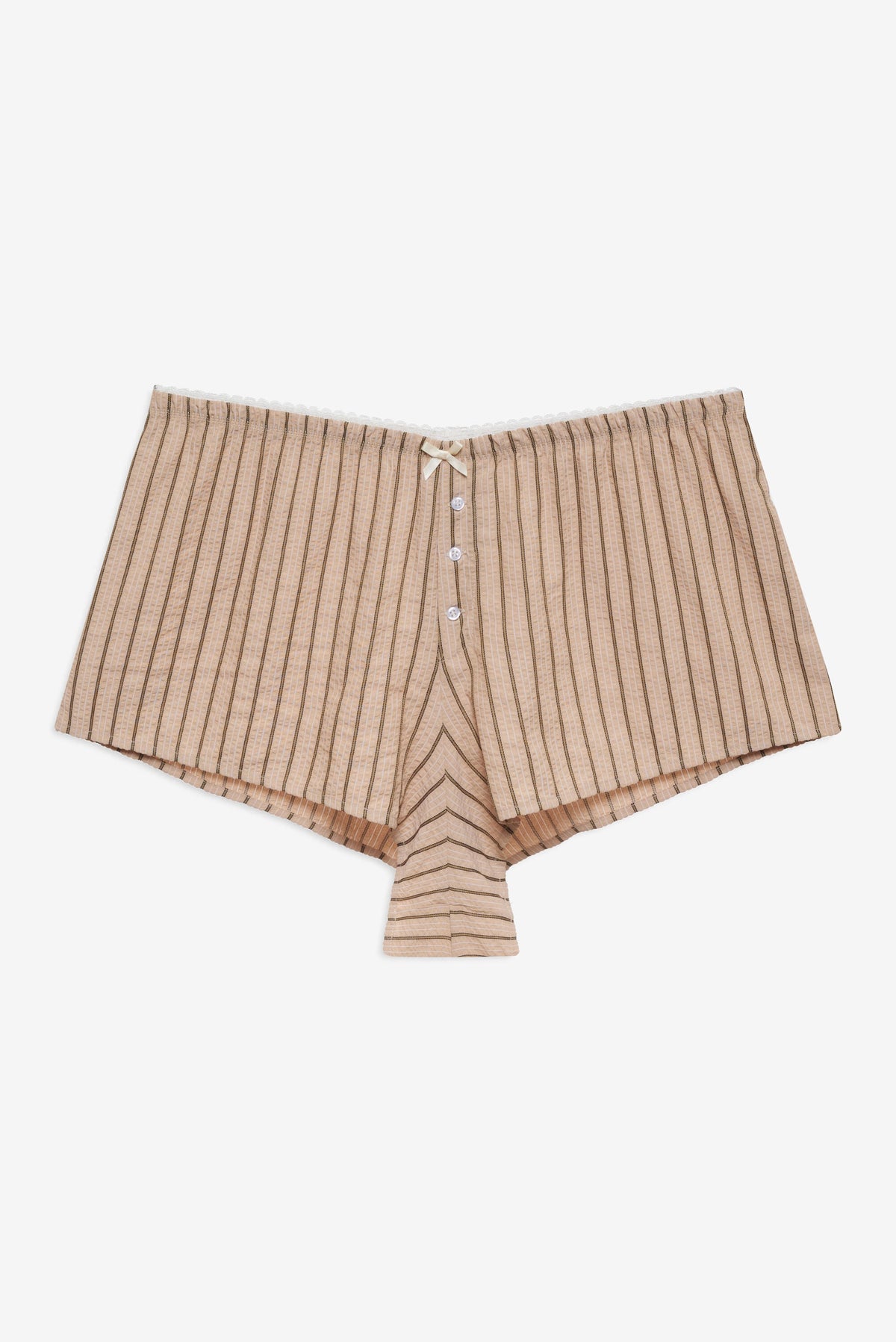 Mindy Boxer Short Brown - For Love & Lemons