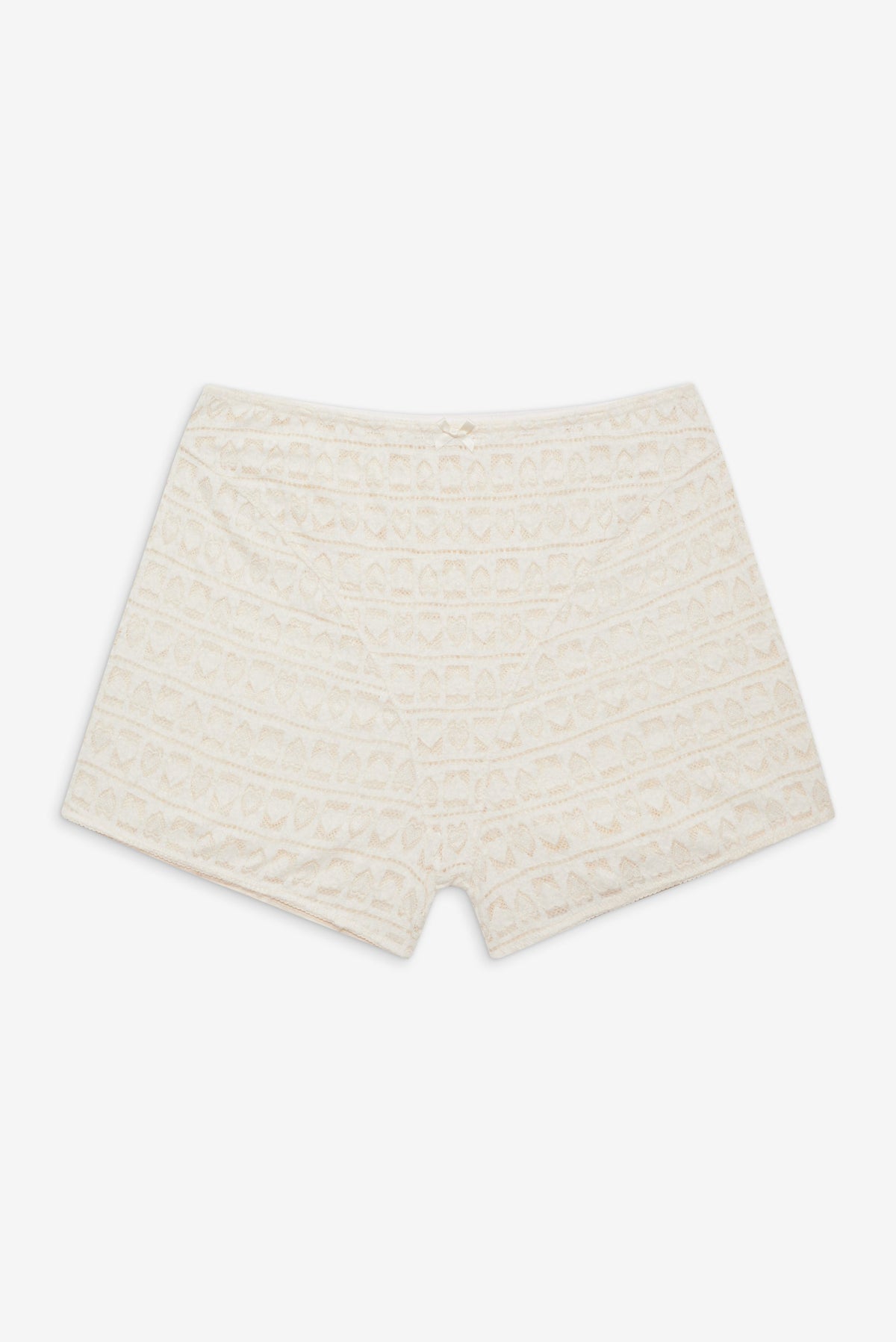 Reba Sleep Boyshort White - For Love & Lemons