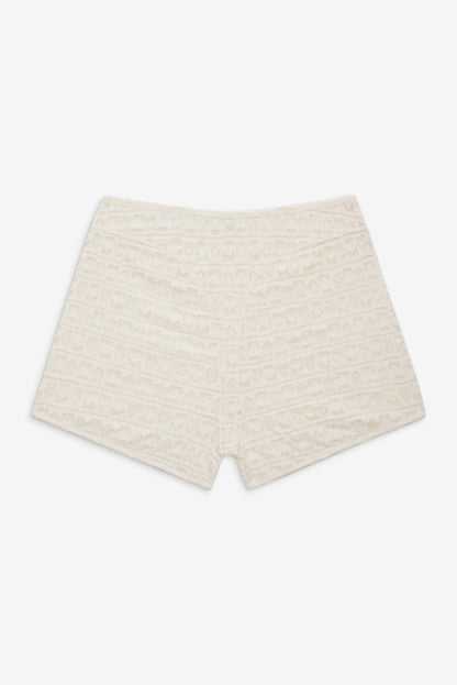 Reba Sleep Boyshort White - For Love & Lemons