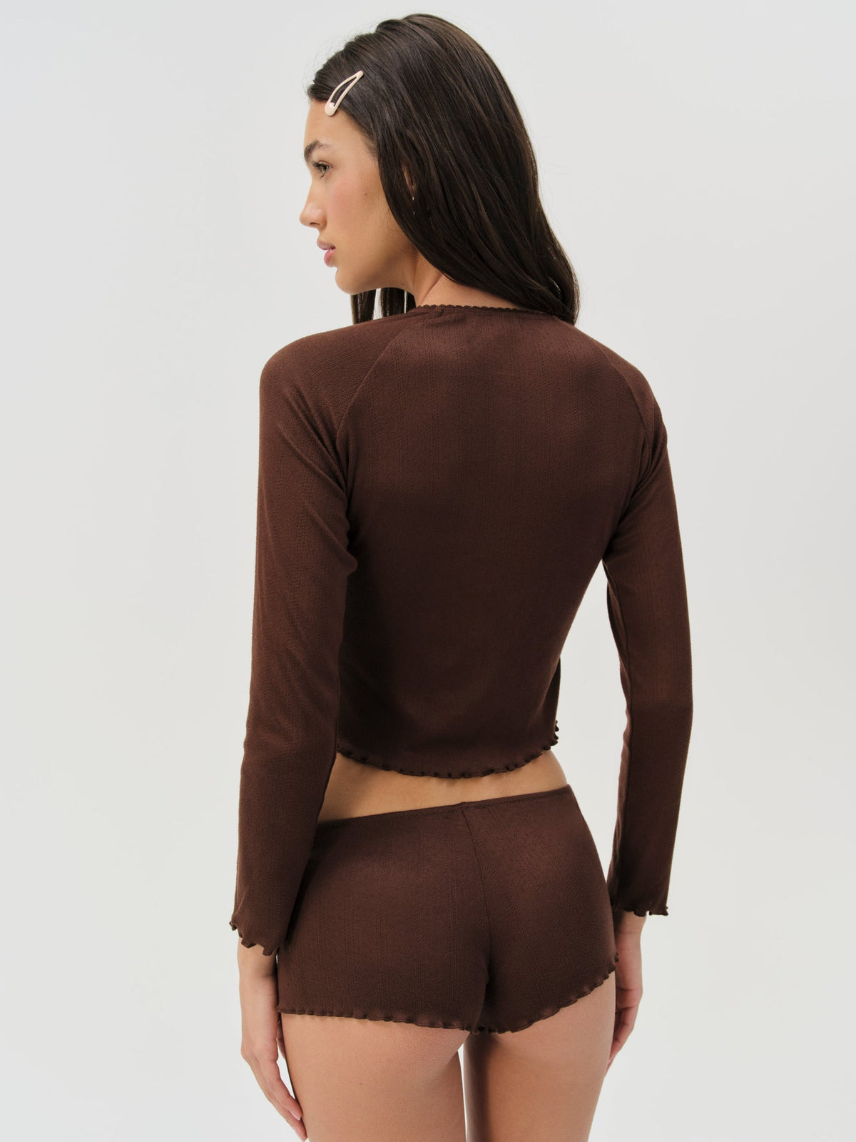 Elliana Sleep Short Chocolate - For Love & Lemons