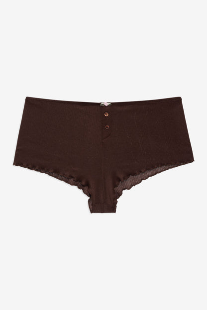 Elliana Sleep Short Chocolate - For Love & Lemons
