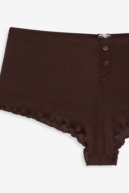 Elliana Sleep Short Chocolate - For Love & Lemons