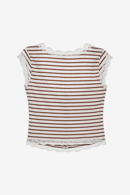 Bella Sleep Top Brown - For Love & Lemons