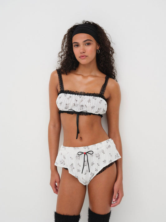 Fawn Sleep Short White - For Love & Lemons