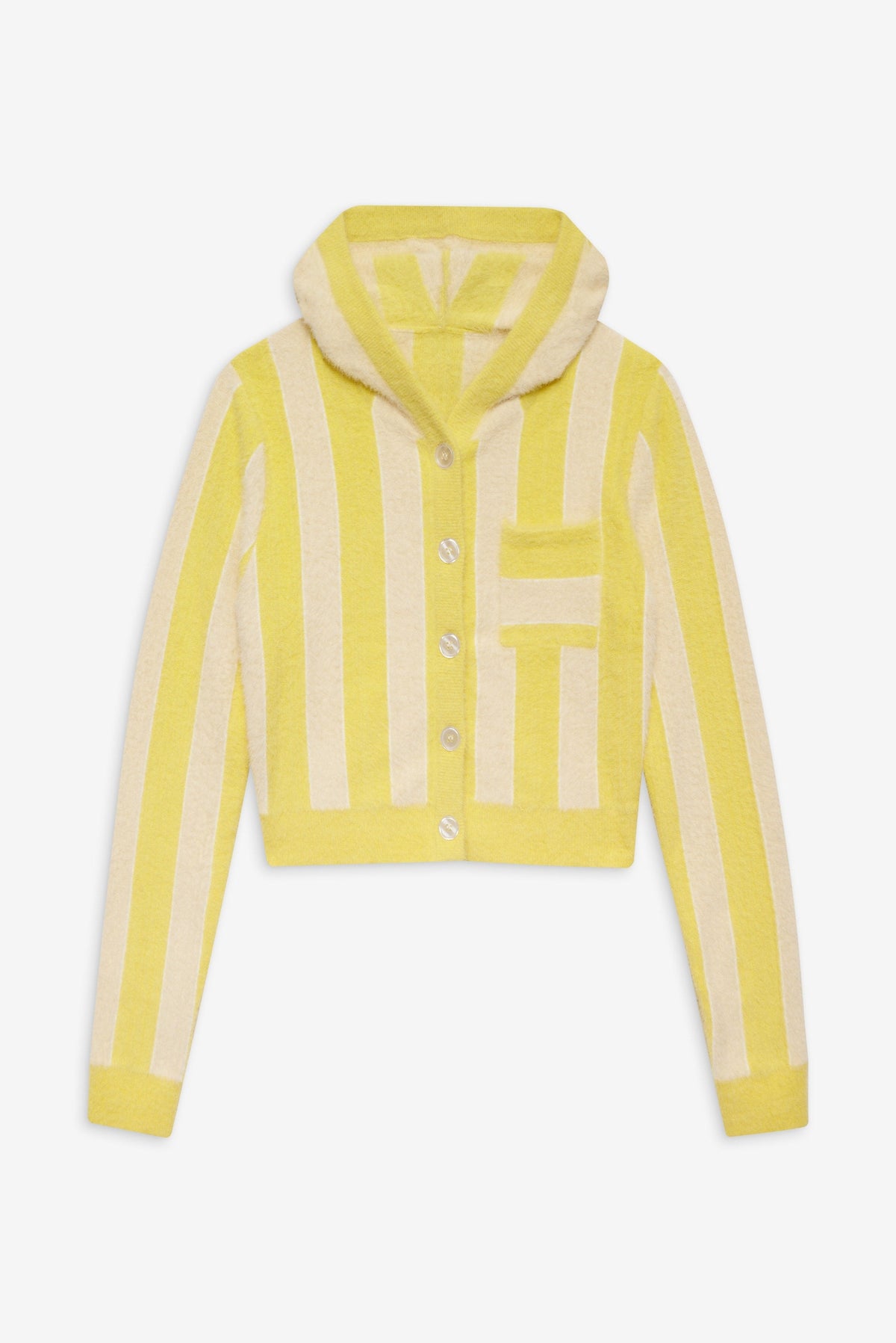 Sleepy Stripe Hoodie Yellow - For Love & Lemons