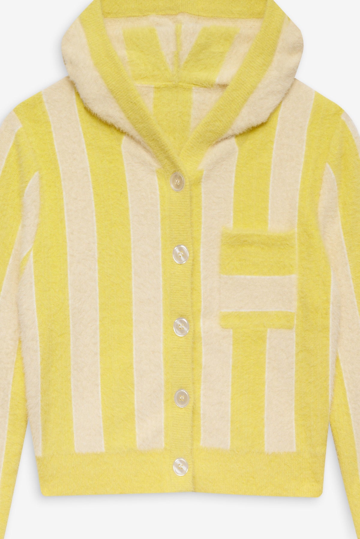 Sleepy Stripe Hoodie Yellow - For Love & Lemons