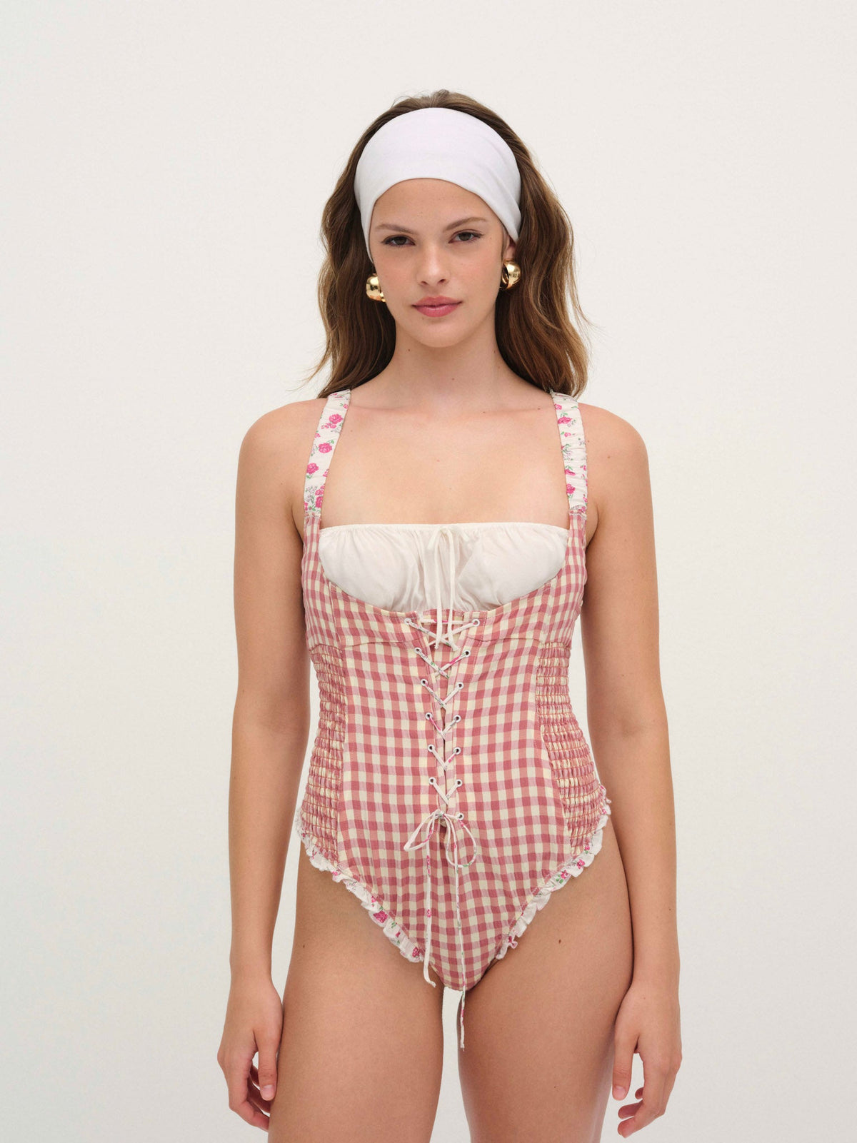 Georgia Bodysuit Mauve - For Love & Lemons