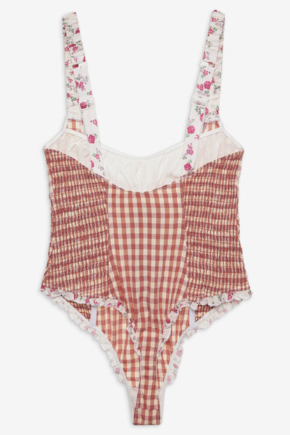 Georgia Bodysuit Mauve - For Love & Lemons