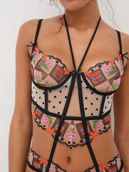 Paris Teddy Red - For Love & Lemons