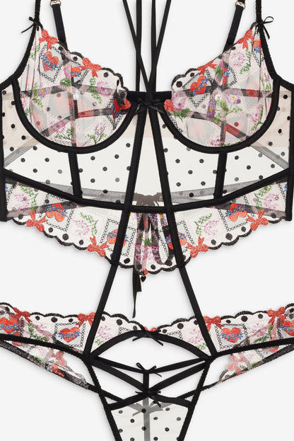 Paris Teddy Red - For Love & Lemons