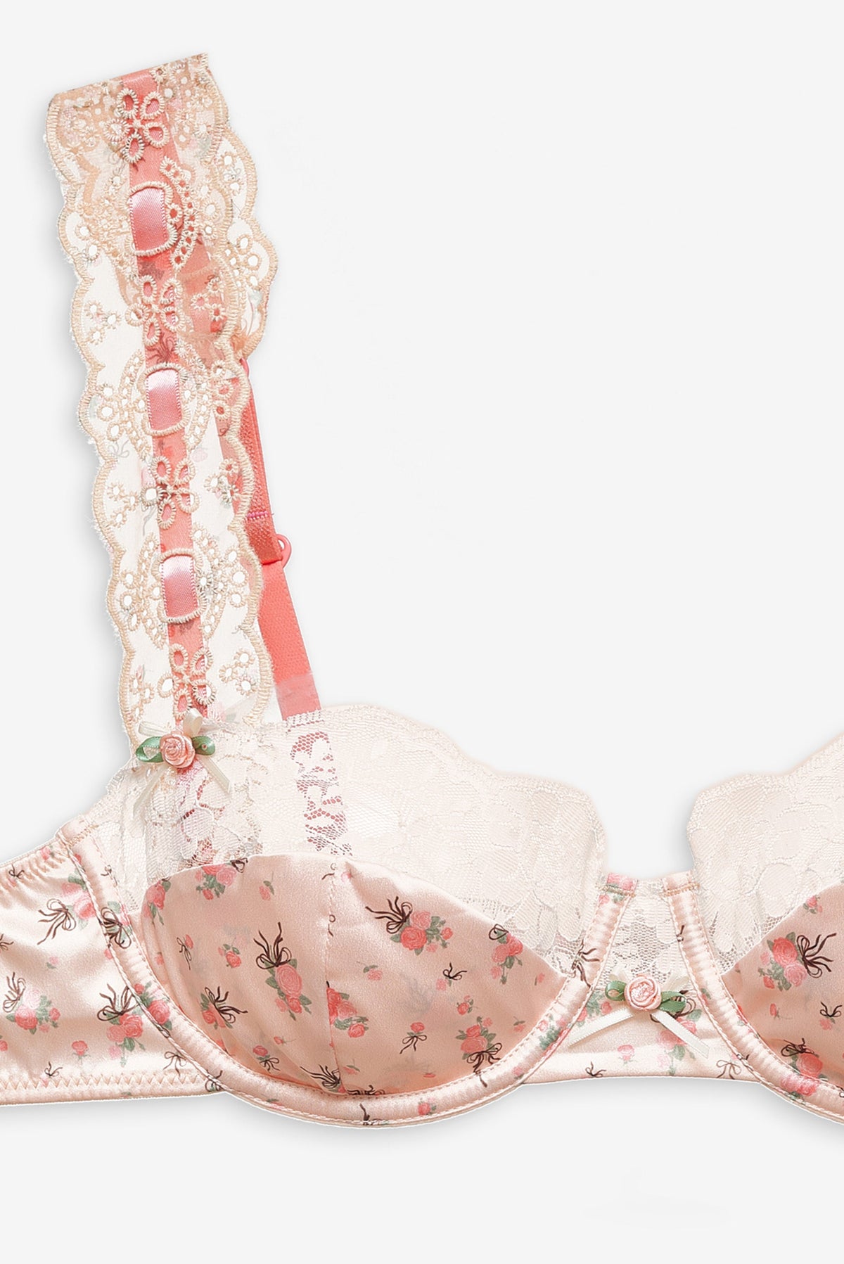 Peaches & Cream Underwire Bra Peach - For Love & Lemons