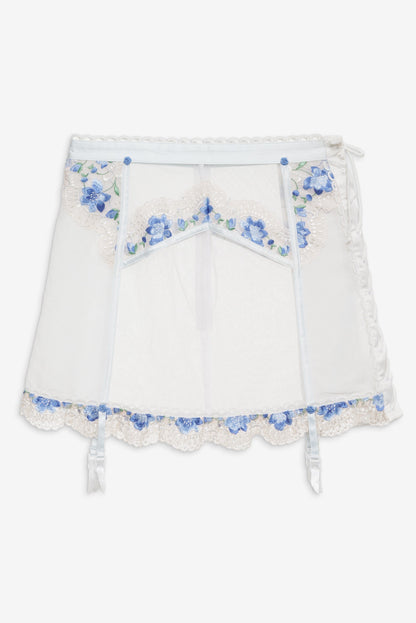 Festival Rose Skirt Blue - For Love & Lemons