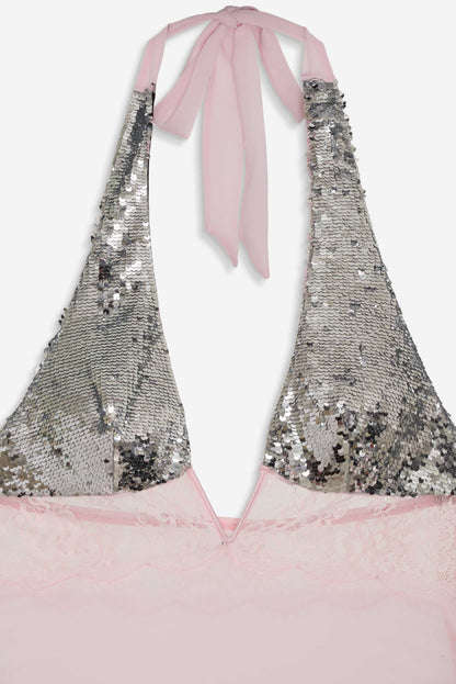 Maia Maxi Slip Dress Pink - For Love & Lemons