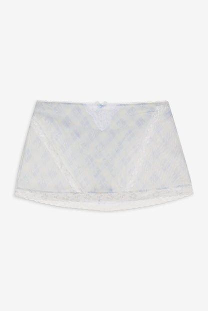 Dee Dee Daisy Mini Skirt Blue - For Love & Lemons