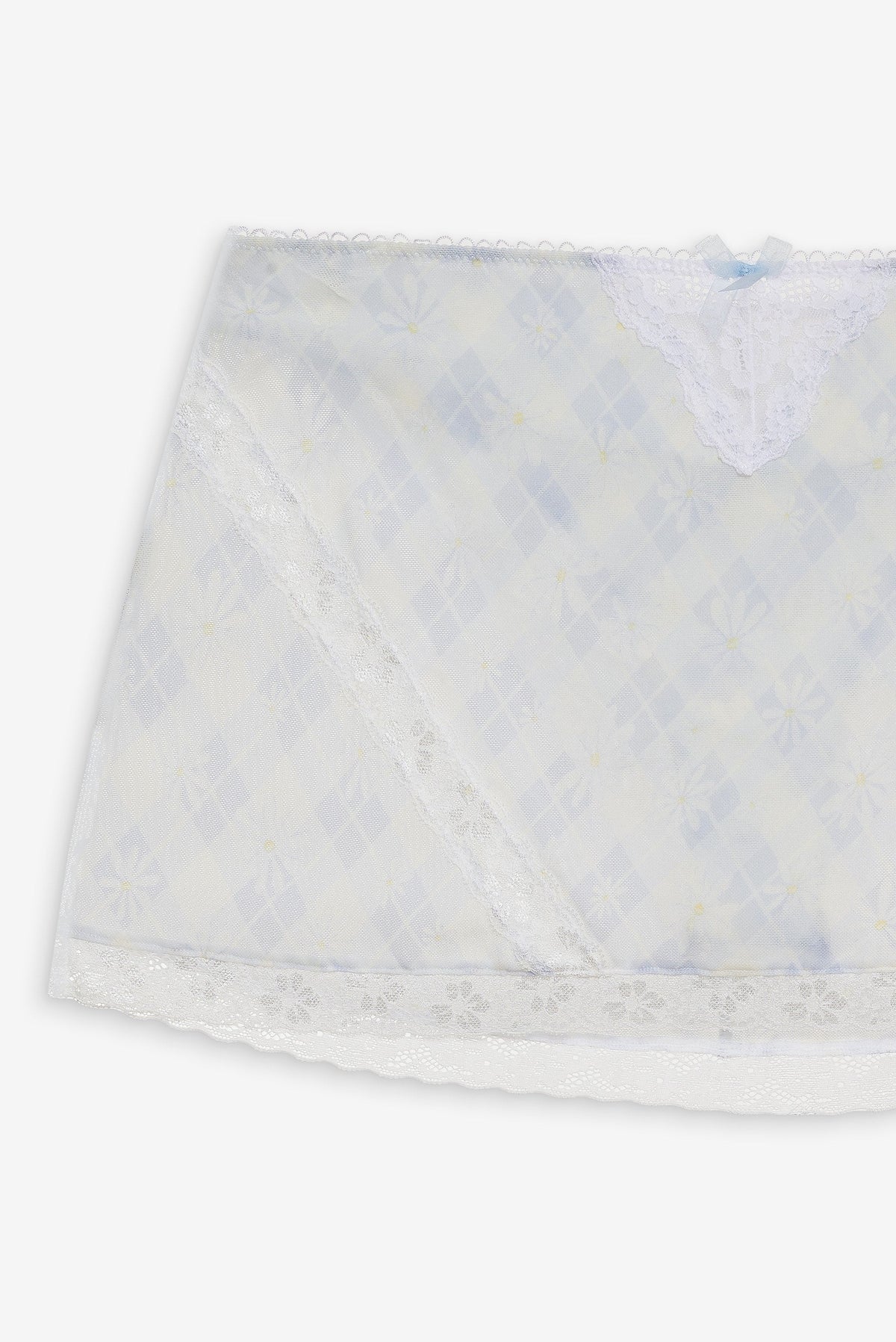 Dee Dee Daisy Mini Skirt Blue - For Love & Lemons